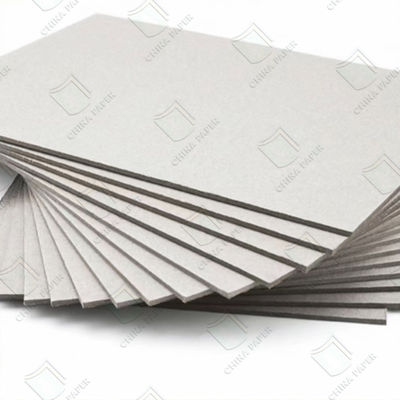 Qualität 300-1000gm Graue Splitterplattenblatt Glatte Oberfläche Hohe Steifigkeit Für Verpackungskiste usine
